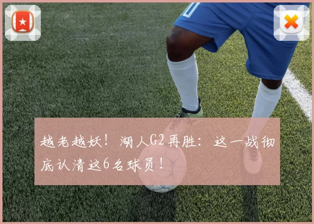 越老越妖！湖人G2再胜：这一战彻底认清这6名球员！