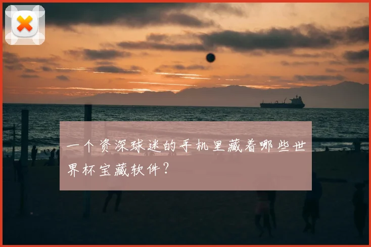 一个资深球迷的手机里藏着哪些世界杯宝藏软件?